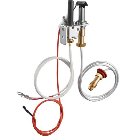 Ensemble de veilleuse à gaz, références OE 446-512A, HSRV 446-512A, SRV 446-512A, kit d'allumage de remplacement pour foyer au gaz naturel, pour modèles Heat & Glo, Heatilator, Lennox et Regency (1/5)