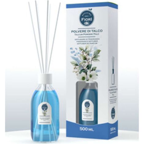 DIFFUSORE OFFICINA DEI FIORI 500ML POLVERE TALCO - 6 Pezzi