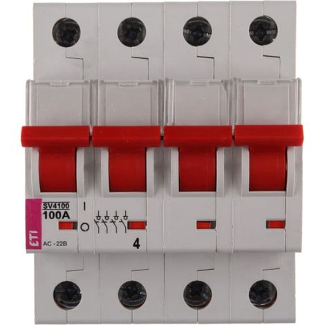 Interruttore sezionatore modulare 100A 4P 400V SV 4100 002423416