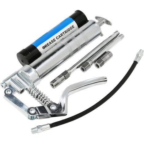 Dapetz ® Mini Pistol Grip Manual Grease Gun Set with Grease Cartridges Suitable for Chassis - Universal Joint and General Purpose Greasing Applications, Ideal for Areas Difficult to Reach (1/5)