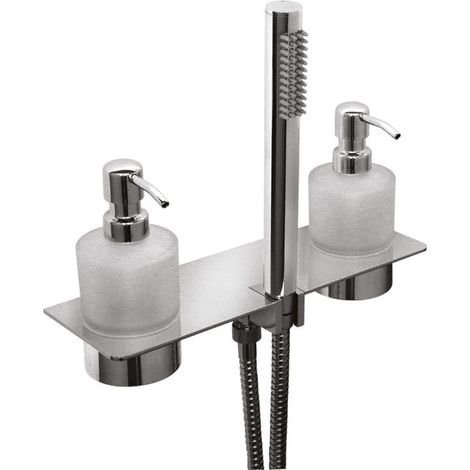 Kit doccia Genius Round cromato   Tecom