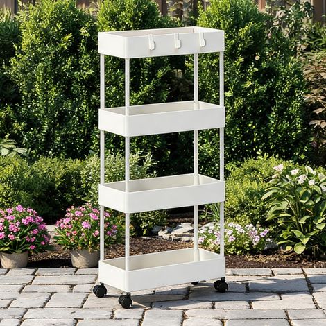 Armoire de rangement en acier plastique 40 x 19 x 90 cm (1/5)