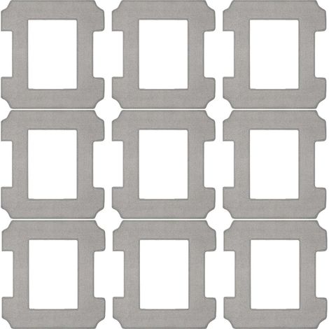 Adecuado para accesorios de robots limpiacristales Ecovacs/W1/W1Pro: paños de fregona (9 paños de fregona). (1/2)