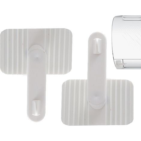Déflecteur d'aération, 2 pièces, réglable, rotatif à 360 degrés, boucle de redirection ABS pour un contrôle efficace du flux d'air dans la chambre d'enfant, la salle d'étude et le bureau, 6 × 4 × 6,5 (1/5)