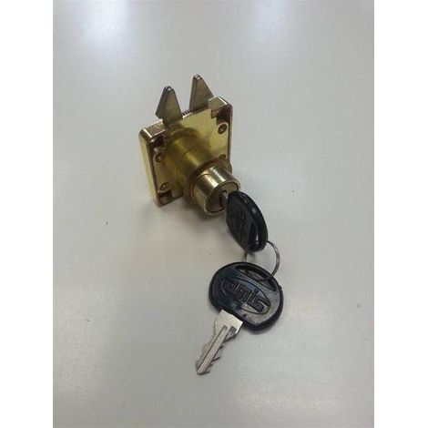 AMIG cerradura mueble n.2 latonado amig , Cerradura Mueble Latonado de la marca Amig.