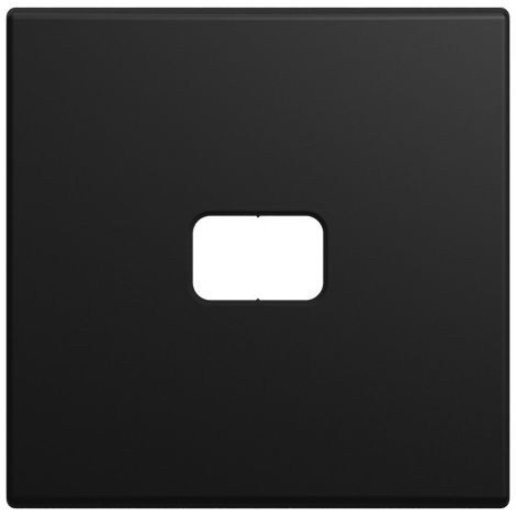 Busch-Jaeger Bascule ouverte pour symbole pour interrupteur/bouton, 1x noir mat - Busch-balance® SI (2520-915), 2CKA001731A4050