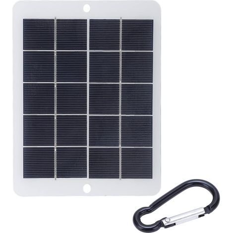 Mini panneau solaire étanche 3W 5V - Chargeur solaire portable pour téléphones, powerbanks, petits ventilateurs