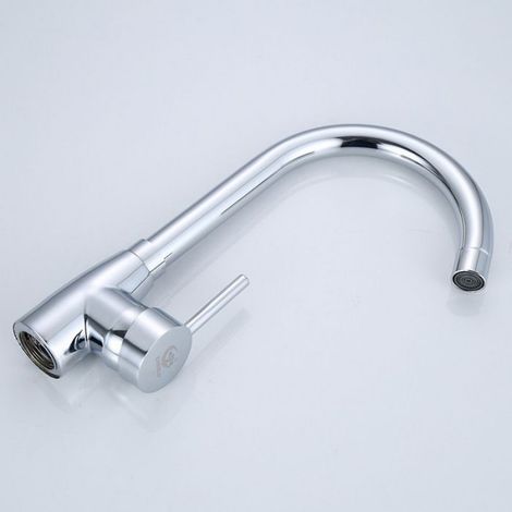 Robinet De Cuisine - Rotatif 360° - Robinet Chaud Froid Réglable - Pour Évier Cuisine - 1 Pièce (1/2)