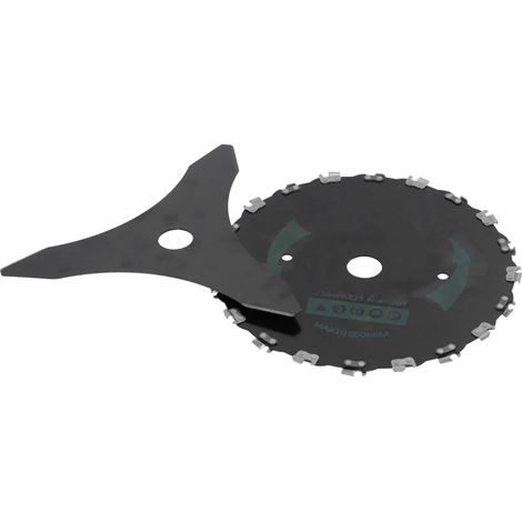 Lame de coupe à 3 dents pour brosse rotative, kit d'adaptateur pour lame de tronçonneuse circulaire 20T, pièces pour outils de jardin (1/5)