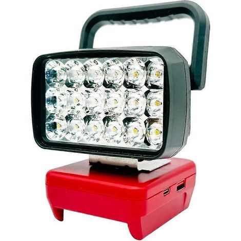 Projecteur/lampe de travail à 18 LED, compatible avec les batteries lithium-ion 18 V. M18 48-11-1835 48-11-1890 (1/5)