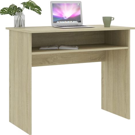 Bureau Chêne sonoma 90x50x74 (1/5)