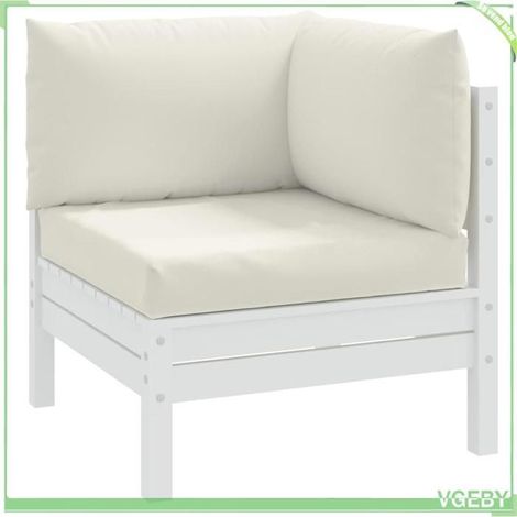 4002654 Coussins de palette lot de 3 crème mélangé tissu (1/5)