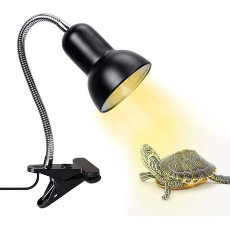 Lampe chauffante pour tortues et reptiles, lampe chauffante UV 25 W pour terrarium, culot E27, UVA+UVB, accessoires pour animaux d'aquarium