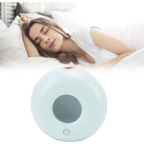 Mini diffuseur de parfum en forme de donut, diffuseur à capteur intelligent, appareil d'aromathérapie par pulvérisation d'huiles essentielles, rechargeable par USB, vert. (1/5)