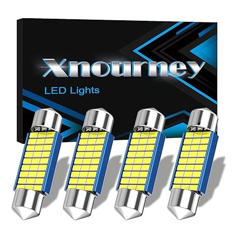 Ampoules LED de voiture, Canbus sans erreur feston blanche, 12V 6461 C5W pour Dôme Carte Coffre Lumière de courtoisie, (1/5)
