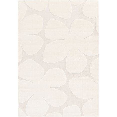 Tapis contemporain à motif floral en relief - 160x230cm - Flow (1/5)