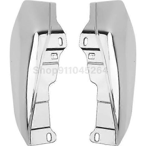 Déflecteur de chaleur chromé pour moto, style motocross, avec garniture ABS, compatible Harley Touring Street Glide, Road King et Road Electra Glide (2009-2016)