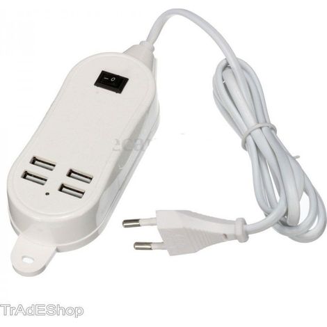 Trade Shop - 5A 3A 4 USB-PORT AUS MURO CARICABATTERIEN -