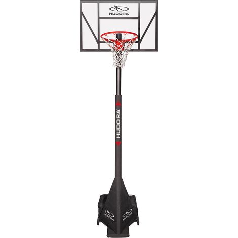 HUDORA Canestro da basket Competition Pro - Basket con supporto regolabile per bambini, ragazzi e adulti - Canestro da basket mobile da esterno (1/4)