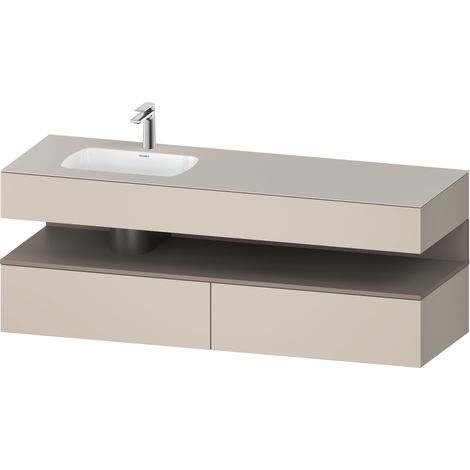 Duravit Collection One lavabo empotrado con base de lavabo (1/2)