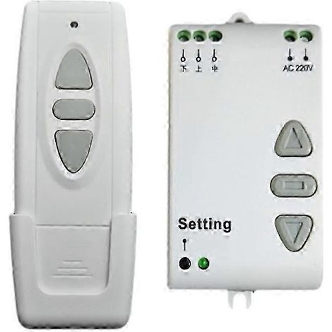 Upgraded Remote Control Wireless Motor Switches used for Shutter Door Curtain (1/5)