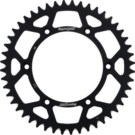 Corona posteriore in alluminio Prox per Yamaha YZ/YZF 99-18, nera, codice JTR251.48