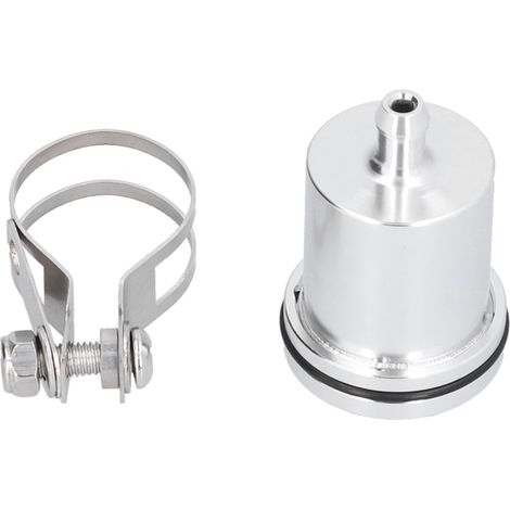 Maître-cylindre de frein de moto Réservoir de liquide Coupe universelle pour Suzuki GSXR600/750 GSXR1000 Argent (1/5)