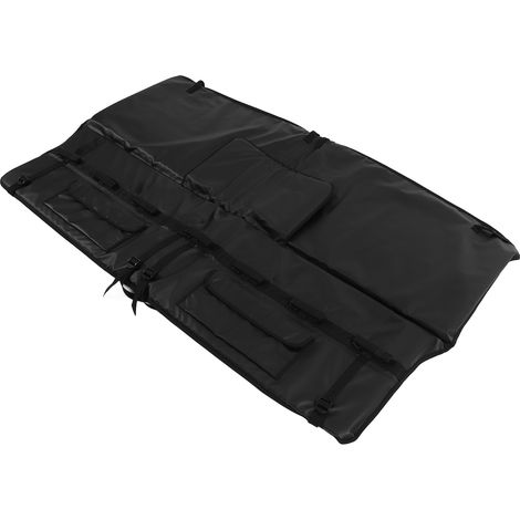 Protection de hayon imperméable 62 pouces avec 2 poches à outils pour 7 VTT, housse de coffre extérieure robuste et résistante. (1/5)