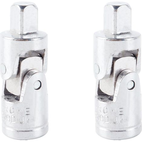 Adaptateur de douille à cardan universel, entraînement 1/4 po, acier CR-V, pour fixations d'accès en angle (1/5)