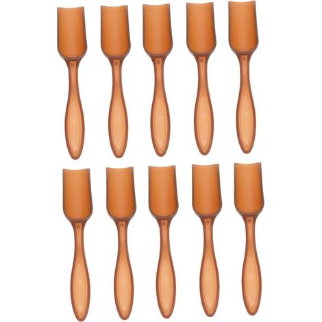 Set mit 10 Erdschälern, Gartenschälern, Blumentöpfen, Erdschälern, Gartenwerkzeug, kleinen Erdschälern, Gartenschälern, Kunststoff-Gartenschälern, kreativen Handwagen (1/5)