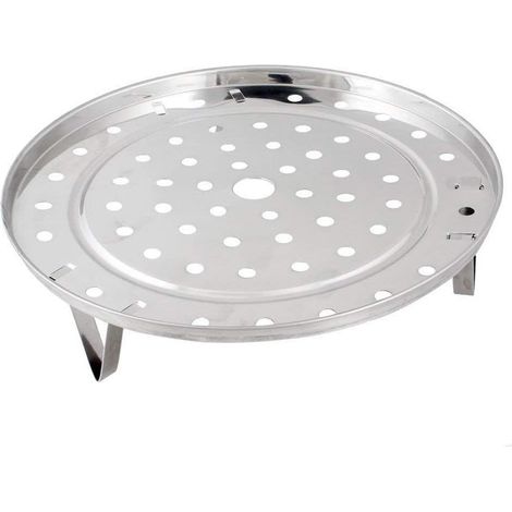 Cuiseur vapeur en acier inoxydable à pieds hauts amovibles, cuiseur vapeur multifonction, panier vapeur, ustensiles de cuisine (1/5)