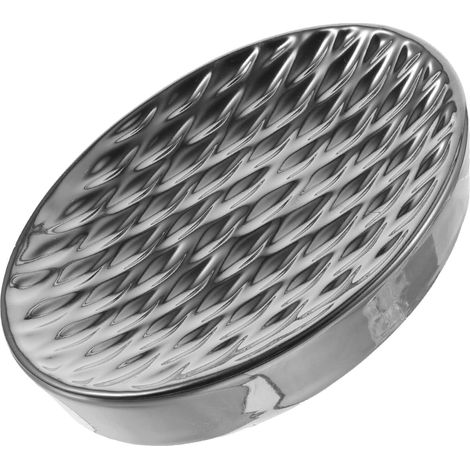 Porte-savon en céramique avec plateau d'égouttage plaqué or pour (1/5)
