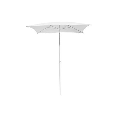 Sombrilla cuadrada L x A 1600 x 1600 mm armazón blanco (1/2)