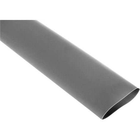 Gaine thermorétractable à paroi mince, sections de 1 m, CR 38.1/19.1 grise, 427598