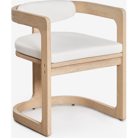Set di 2 sedie da giardino con braccioli in legno di acacia Selira SKLUM            