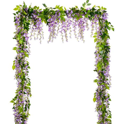 Guirlande de glycine artificielle, vigne de glycine artificielle-AquaForge (1/5)