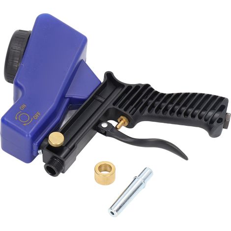 Kit de sablage pneumatique par gravité, portable, idéal pour décaper peinture, rouille, saletés et traces sur métaux, et pour nettoyage de piscines. (1/5)