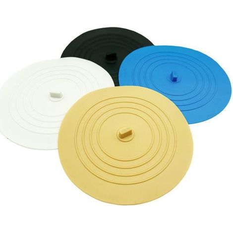 Bouchon Baignoire - Bouchon Évier Cuisine - Bouchon Lavabo Salle De Bain - Ventouse Silicone Diamètre 15,2 Cm - 1 Pièce (1/4)
