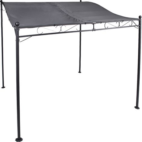 Ersatzdach für Anbaupavillon 3m x 2,5m-MMC3643-grau