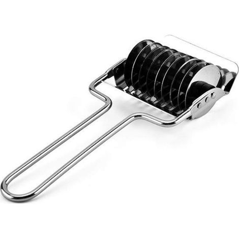 Nudelmaschine, Nudelmaschine, 4-teilig, manuell, Edelstahl, Nudelgitter-Rollenmacher, Küchenkochutensilien für Knoblauch, Nudeln, Zwiebelpaste