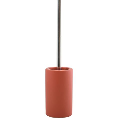 Tube Brosse WC en Porcelaine Rouge Mat