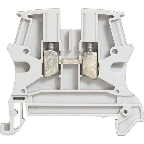 Conector de barra colectora de 2 hilos, 4 mm², gris, Viking 037161