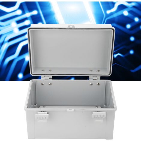 Wasserdichter Außen-Unterbaukasten 300 x 200 x 170 mm mit Schlaufe und Clip, Kunststoff-Verteilerkasten, transparenter Anschlusskasten, wasserdichter Steuerkasten, Überwachungskasten (1/5)