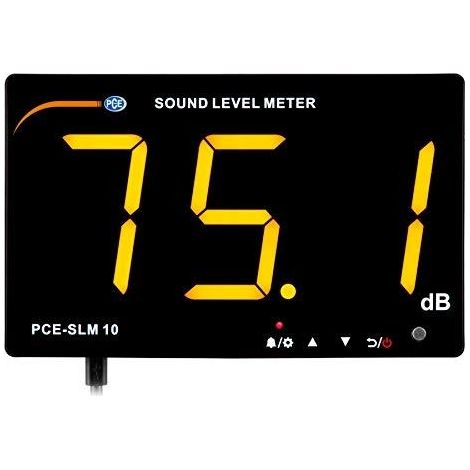 PCE-Instruments PCE-SLM 10 sonómetro negro preciso