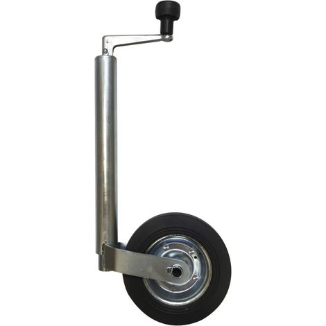 Roue jockey télescopique 42mm – Acier galvanisé pour remorque