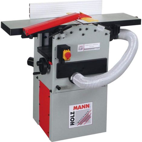 Holzmann – Dégauchisseuse-raboteuse 260mm – Moteur 1600W – Table en aluminium – Aspiration intégrée – Réglage de profondeur rapide (1/8)