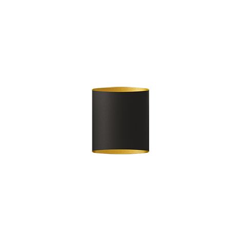 Sinne Applique Up & Down Structure Noire, Laiton, Interrupteur Sur Cordon 1x G9