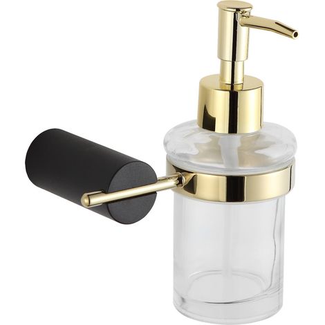 Mexen Aron dispensador de jabón, negro/oro - 70881388-57 (1/2)