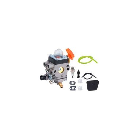 ALLIANDISKit de carburateur pour taille-bordures Stihl FS100R FS110 FS110R FR130T FS130 FS130R HL100 HL100K – Aluminium durable – Installation facile (1/5)