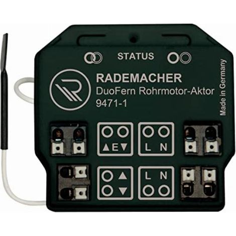 Rademacher 35140662 DuoFern 9471-1 DuoFern 1 canale senza fili Attuatore per tapparelle Da incasso (1/5)